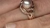 Zilveren ring met een Ming Parel (TPC)