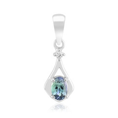 Ciondolo in argento con Tanzanite Verde