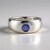 Anello in argento con Tanzanite