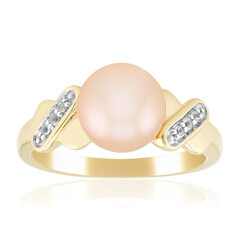 Peach Ming Pearl Silver Ring (TPC)