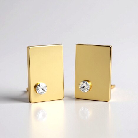 Orecchini in oro con Diamante SI1 (G) (Annette)