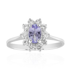 Anello in argento con Tanzanite