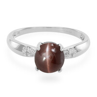 Anello in argento con Scapolite Occhio di Gatto