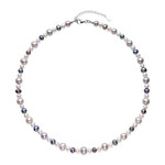 Collana in argento con Perla d'Acqua Dolce Argentata