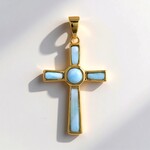 Ciondolo in argento con Larimar