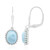 Orecchini in argento con Larimar