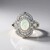 Anello in argento con Opale di Welo