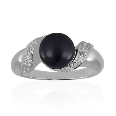Anello in argento con Perla di Acqua Dolce
