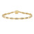 I2 Brown Diamond Silver Bracelet