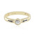 Bague en or et Saphir blanc (Adela Gold)