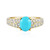 Sleeping Beauty Turquoise Silver Ring (Faszination Türkis)
