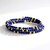 Bracciale in acciaio con Spinello Nero (Riya)