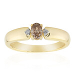 Gouden ring met een I3 Argyle-Cognac-Diamant (Mark Tremonti)