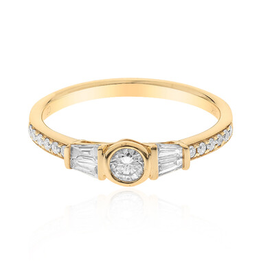 Anello in oro con Diamante I1 (H) (CIRARI)
