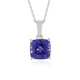 Collana in oro con Tanzanite AAA