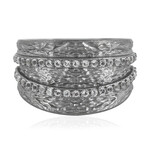 Anello in argento con Topazio Bianco