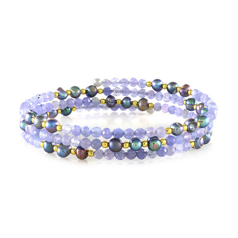 Edelstein-Stahlarmreif (Riya)