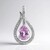 Ciondolo in argento con Kunzite
