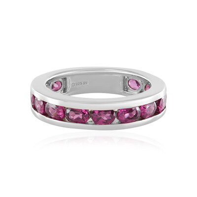 Anello in argento con Rodolite