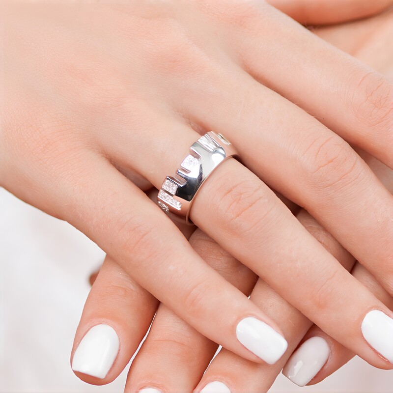 Anello in argento con Diopside Russo (SAELOCANA)