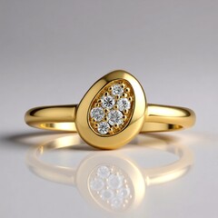 Anello in oro con Diamante SI1 (G) (Annette)