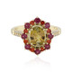 Bague en or et Tanzanite jaune non chauffée  (Adela Gold)