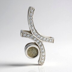 Ciondolo in argento con Spectrolite
