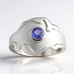 Anello in argento con Tanzanite (Pallanova)