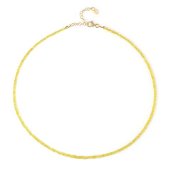 Collana in argento con Zaffiro Giallo