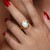 Bague en argent et Opale Welo (Gems en Vogue)