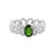 Anello in argento con Diopside Russo