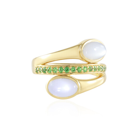 Weißer Mondstein-Silberring (KM by Juwelo)