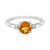 Citrine Silver Ring