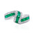 Gouden ring met AAA Zambia smaragden (CIRARI)