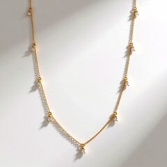 Collana in oro con Diamante I3 (H) (de Melo Gold)