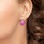 Pendientes en plata con Calcita cobalto (Bali Barong)