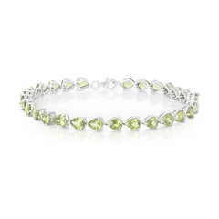 Bracelet en argent et Saphir du Mozambique