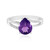 Siberian Amethyst Silver Ring