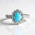 Anello in argento con Turchese Sleeping Beauty (Dallas Prince Designs)