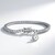 Bracciale in argento con Topazio Bianco (Adela Silber)