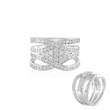 Anello in argento con Zircone