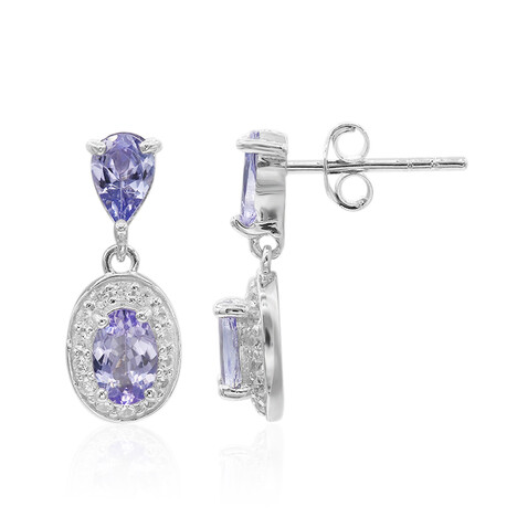 Orecchini in argento con Tanzanite