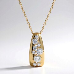 Collana in oro con Diamante SI1 (H) (CIRARI)