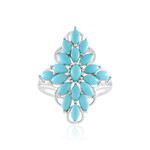 Zilveren ring met een Sleeping Beauty Turkoois (Faszination Türkis)