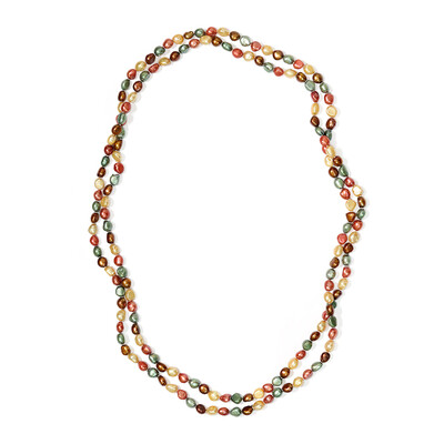 Collana in argento con Perla di Acqua Dolce (TPC)
