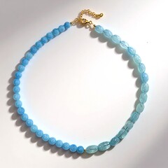Collana in argento con Acquamarina Brasiliana