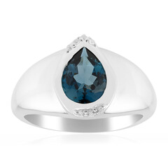 London Blue Topaz Silver Ring