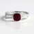 Anello in argento con Rubino del Madagascar (de Melo Essence)