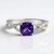 Anello in argento con Ametista Boliviana