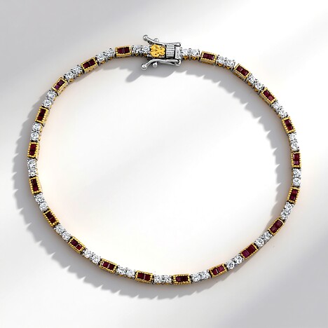 Bracciale in argento con Zircone (Gems en Vogue)